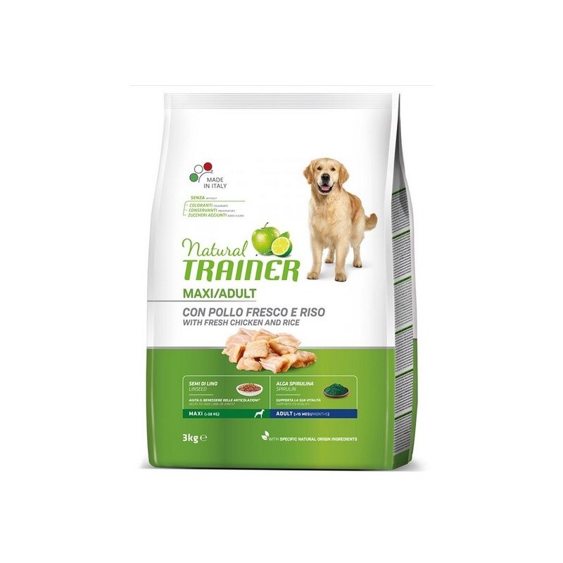 TRAINER DOG NATURAL ADULT MAXI POLLO KG. 3