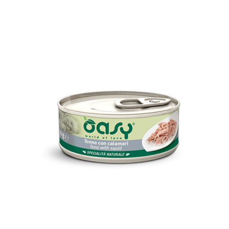 OZSY CAT TONNO C/CALAMARI 70 GR