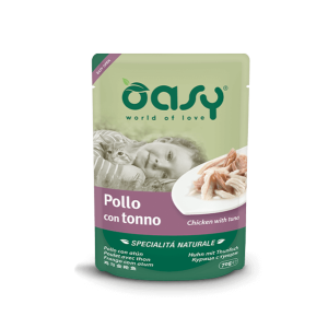 OASY CAT BUSTA NATURALE GR. 70 POLLO TONNO