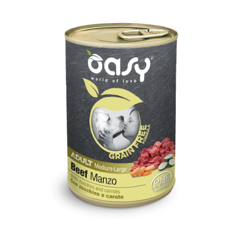 OASY DOG GRAIN FREE AD.BEEF GR. 400