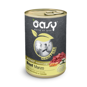 OASY DOG GRAIN FREE AD.BEEF GR. 400