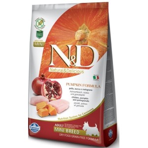 N&D PUMPKIN ADULT MINI POLLO E MELOGRANO KG. 7