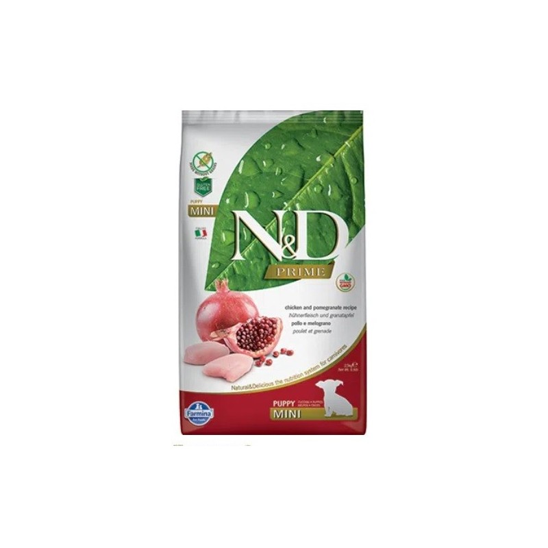 FARMINA N&D PRIME PUPPY MINI POLLO E MELOGRANO KG. 2,5