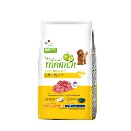 TRAINER NATURAL ADULT SMALL&TOY CON MANZO E RISO KG.7
