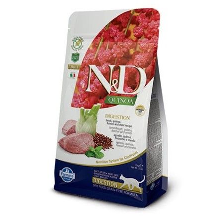FARMINA N&D QUINOA FELINE ADULT DIGESTION AGNELLO KG. 1,5