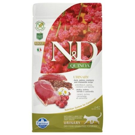 FARMINA N&D QUINOA FELINE ADULT URINARY ANATRA KG. 1,5