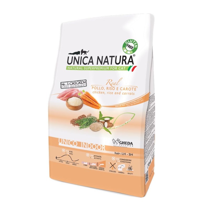 UNICA NATURA CAT INDOOR GR. 350  POLLO