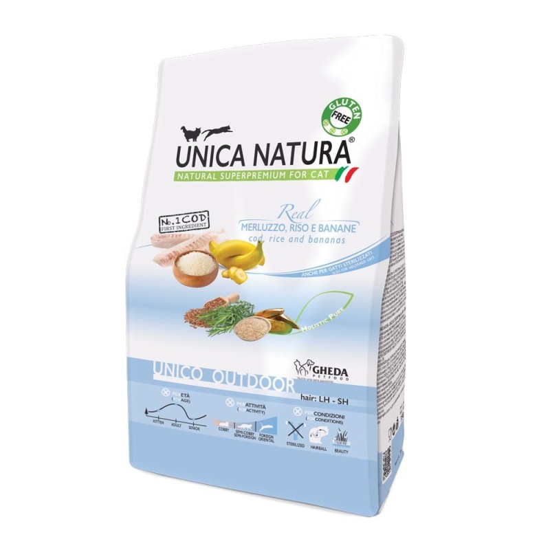 UNICA NATURA CAT OUTDOOR GR. 350 MERLUZZO