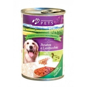 PROF.PET DOG GR. 400 ANATRA LENTICCHIE 