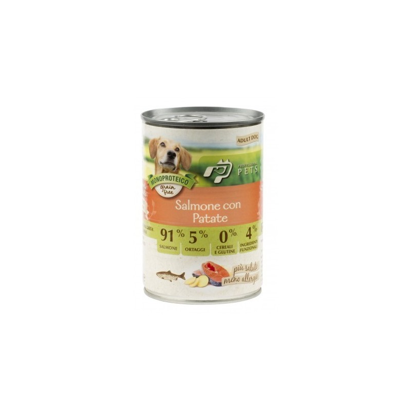 PROF.PET DOG GR. 400 SALMONE PATATE