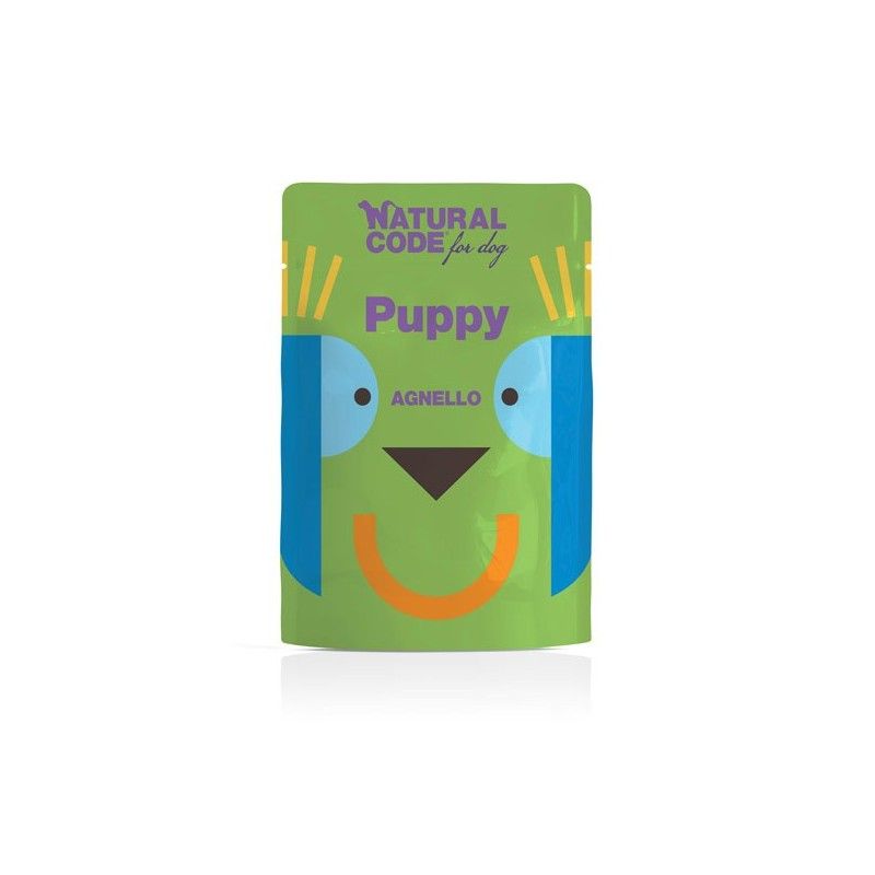 NATURAL CODE DOG BUSTA GR. 100 PUPPY AGNELLO