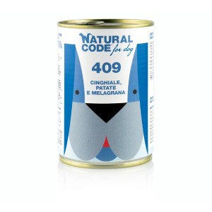 NATURAL CODE GR.400 CINGHIALE PATATE MELOGRANO-409