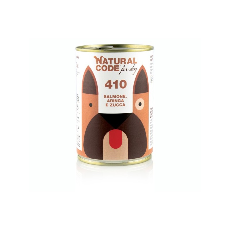 NATURAL CODE GR.400 SALMONE ARINGA ZUCCA-410