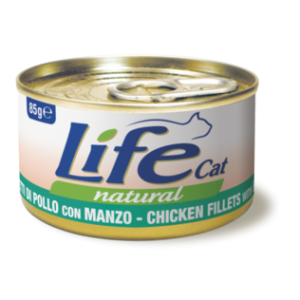 LIFE CAT GR.85 POLLO MANZO