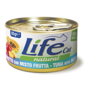 LIFE CAT GR.85 TONNO CON MIX FRUTTA