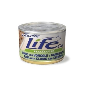 LIFE CAT GR. 150  TONNO VONGOLE E GAMBERETTI