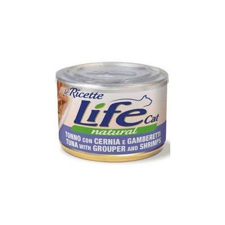 LIFE CAT GR. 150 TONNO CERNIA E GAMBERETTI