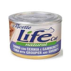 LIFE CAT GR. 150 TONNO CERNIA E GAMBERETTI