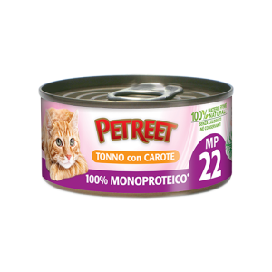 PETREET 100% MONOP. TONNO CAROTE GR. 60