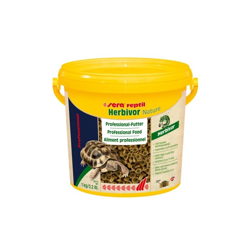 SERA NATURE REPTIL PROFESSIONAL HERBIVOR SECCHIELLO LT 3,8/  1 KG