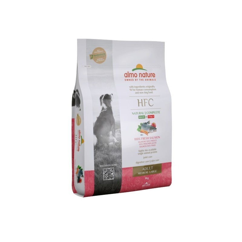 ALMO HFC DOG 8KG ADULT M-L SALMONE FRESCO  ...
