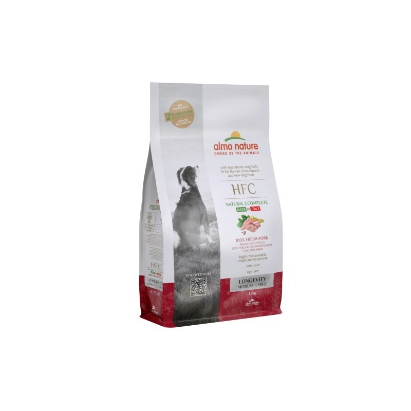 ALMO HFC DOG 8KG LONGEVITY M-L MAIALE FRESCO ...
