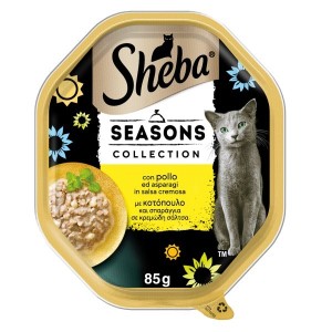 SHEBA VASCHETTA GR. 85 seasons collection POLLO ASPARAGI