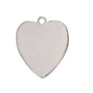 CUORE ARGENTO ( Dim. 29x33 )