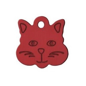 GATTO ( Dim. 25x22 ) COLOR ROSSO SCURO