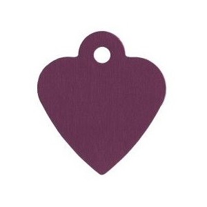 CUORE PICCOLO VIOLA ( Dim. 25X28 )