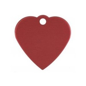 CUORE GRANDE ROSSO SCURO ( Dim. 30x27 )