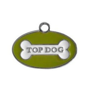 TOPDOG OVALE ARGENTO ( Dim. 24x17 )