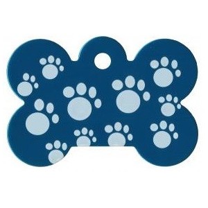 OSSO COLORATO CON ZAMPINE BLU ( Dim. 39x24 )