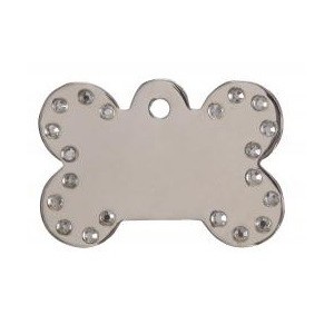 OSSO ARGENTO STRASS ( Dim. 40x26 )