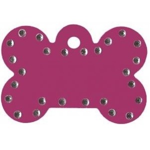OSSO STRASS FUCSIA ( Dim. 38x25 )