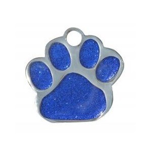 ZAMPA GLITTER, COLORE BLU ( Dim. 22x25 )