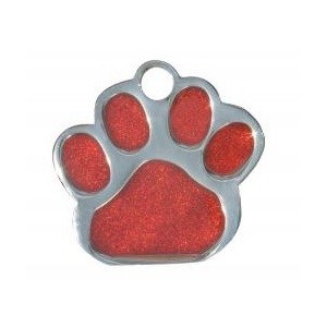 ZAMPA GLITTER, COLORE ROSSO ( Dim. 22x25 )