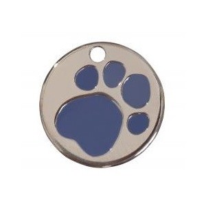 TONDA ZAMPA, COLORE BLU ( Dim. 25x25 )