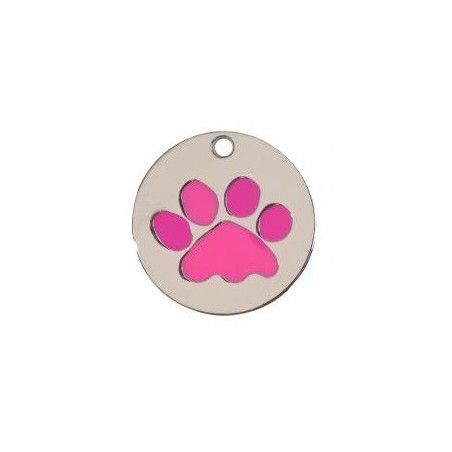 TONDA ZAMPA, 2 COLORI, COLORE ROSA ( Dim. 25x25 )