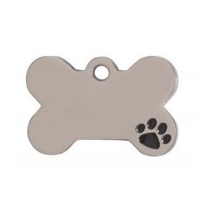 OSSO PICCOLO ZAMPA LATERALE, COLORE NERO ( Dim. 27x17 )