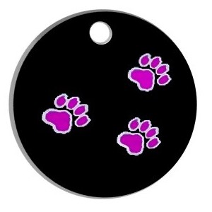 TONDA NERA CON TRE ZAMPE ( Dim. 25x25 )