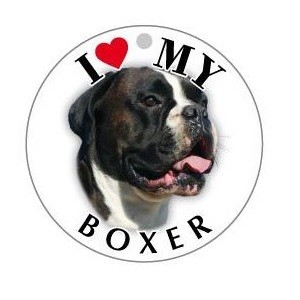 BOXER_SCURO - TONDA ( Dim. 30x30 )