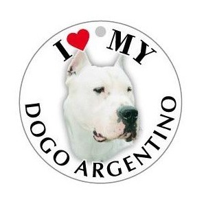 DOGO_ARGENTINO - TONDA ( Dim. 30x30 )