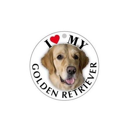 GOLDEN_RETRIEVER - TONDA ( Dim. 30x30 )