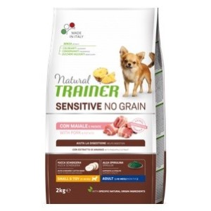 TRAINER SENSITIVE NO GRAIN ADULT SMALL & TOY MAIALE E PATATE KG. 2