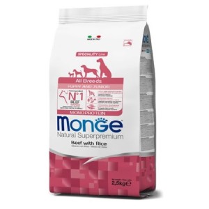 MONGE ALL BREEDS PUPPY MANZO & RISO KG. 2,5
