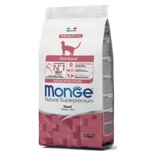 MONGE CAT STERILISED MANZO KG. 1,5