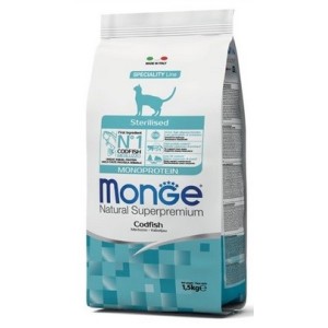 MONGE CAT STERILISED MERLUZZO KG. 1,5