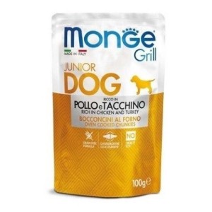 MONGE DOG BUSTA GRILL PUPPY & JUNIOR GR.100