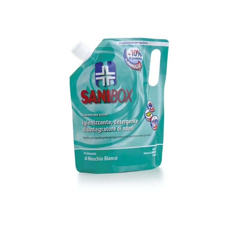 SANIBOX DETERGENTE MUSCHIO BIANCO LT.1